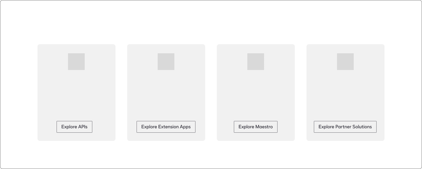 Homepage entry-point cards